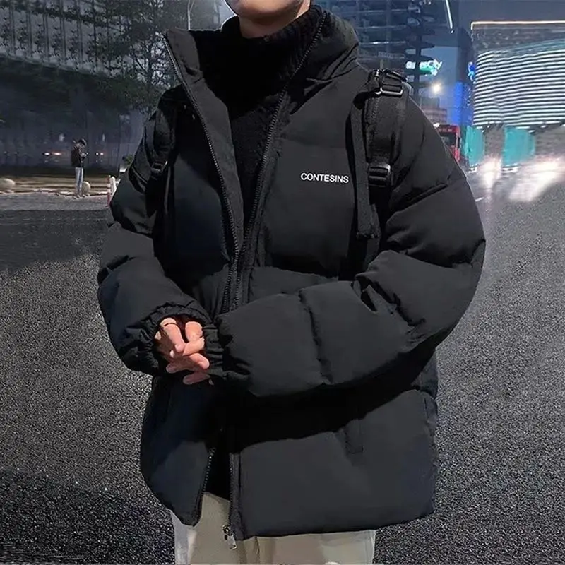 Trendy Cotton Jaet for Teens Loose Fit Stand Collar Men's Bread Sle Winter Coat Warmth Polyester Fiber Long Sve Casual
Trendy Cotton Jaet for Teens Loose Fit Stand Collar Men's Bread Sle Winter Coat Warmth Polyester Fiber Long Sve Casual