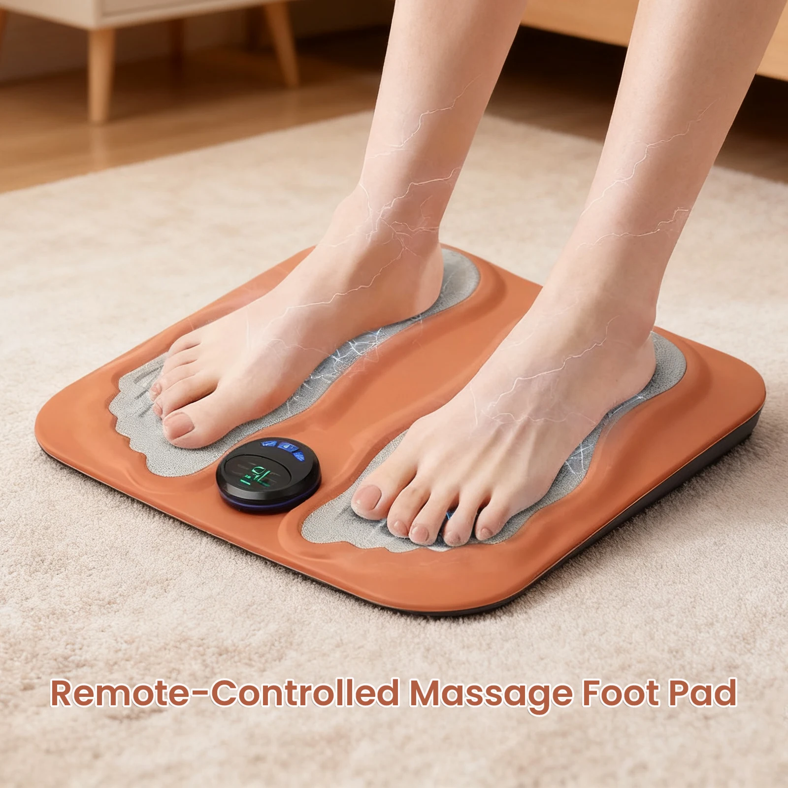 3D Foot Massage Device with 6 Programs 15 Intensities Portable Rechargeable Muscle Stimulator for Home and Travel Ankles Legs
3D Foot Massage Device with 6 Programs 15 Intensities Portable Rechargeable Muscle Stimulator for Home and Travel Ankles Legs