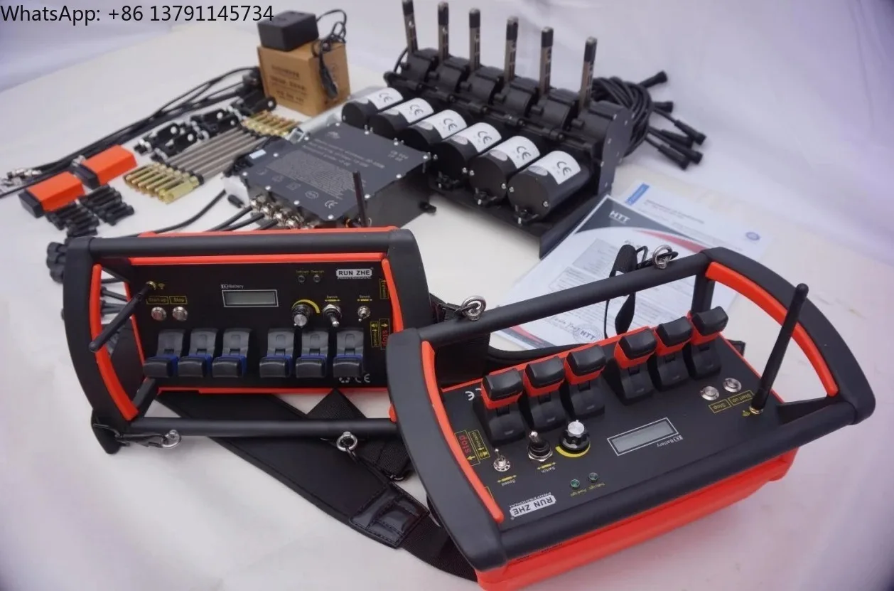 Wireless Proportional Remote Control Crane 6 Joystick 8-35V Crane Remote Control System for Heavy Duty Equipment
Wireless Proportional Remote Control Crane 6 Joystick 8-35V Crane Remote Control System for Heavy Duty Equipment