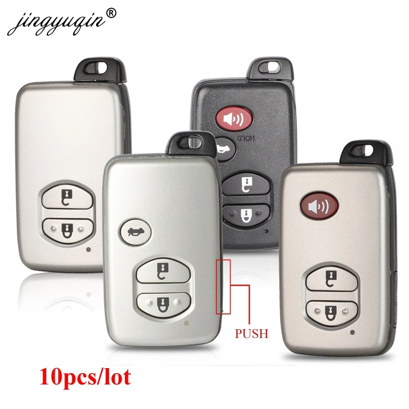 jingyuqin 10pcs Replacement 2/3/4 Buttons Key Shell For Toyota Toyota Prius Land Cruiser Avalon Prado Remote Car Key Case
jingyuqin 10pcs Replacement 2/3/4 Buttons Key Shell For Toyota Toyota Prius Land Cruiser Avalon Prado Remote Car Key Case