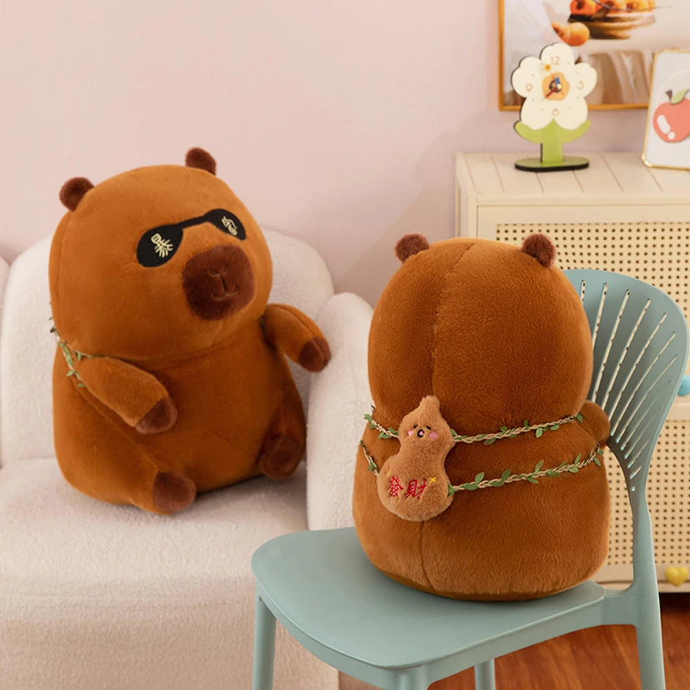 Creative To Be Rich Capybara Plush Toy Gourd Backpack Fluffy Capybara Cotton Doll Animal Brown Capybara Stuffed Doll Room Decor
Creative To Be Rich Capybara Plush Toy Gourd Backpack Fluffy Capybara Cotton Doll Animal Brown Capybara Stuffed Doll Room Decor