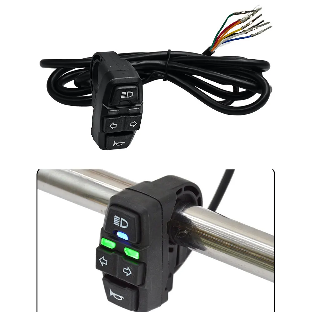 3 in 1 Electric Bike Scooter Switch Motorcycle Turn On Off Headlights Horn Steering Switch Motorcycle Modification Accessories
3 in 1 Electric Bike Scooter Switch Motorcycle Turn On Off Headlights Horn Steering Switch Motorcycle Modification Accessories