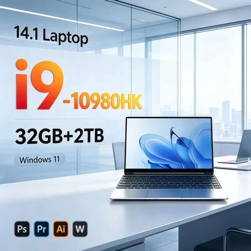 14.1 Inch Small‑Form Notebook, Intel I9‑10980HK CPU, 16GB or 32GB RAM Available, Windows11 All‑Round Device for Office Usage
14.1 Inch Small‑Form Notebook, Intel I9‑10980HK CPU, 16GB or 32GB RAM Available, Windows11 All‑Round Device for Office Usage