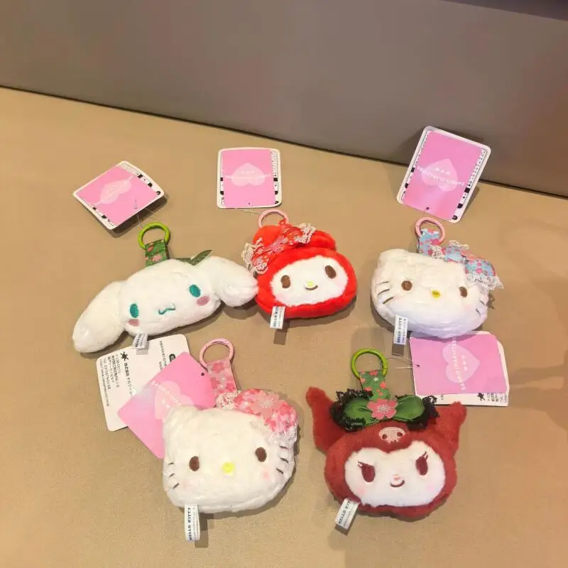 Kawaii Cartoon Hello Kitty Cherry Blossom Matcha Series Plush Toys Keychain Creative Peripheral My Melody Backpack Pendant Gift
Kawaii Cartoon Hello Kitty Cherry Blossom Matcha Series Plush Toys Keychain Creative Peripheral My Melody Backpack Pendant Gift
