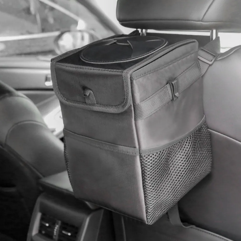 Leak-Proof Car Trash Can with Lid Auto Organizer Waterproof Hanging Automotive Garbage Bin Space Saving Storage Pockets
Leak-Proof Car Trash Can with Lid Auto Organizer Waterproof Hanging Automotive Garbage Bin Space Saving Storage Pockets