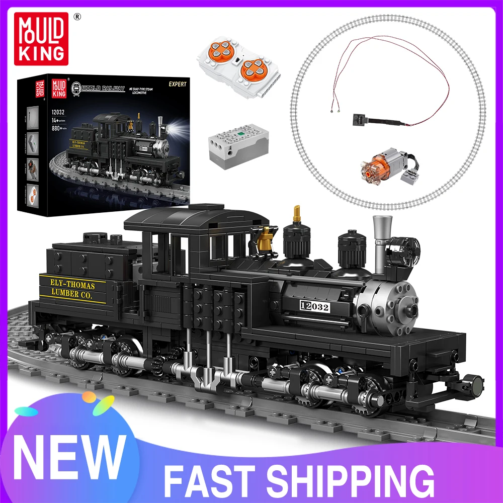 Mold King 12032, технический поезд, игрушки, радиоуправляемый паровоз Shay-типа, строительный блок, сборка автомобиля, кирпич, детский рождественский подарок
Mold King 12032, технический поезд, игрушки, радиоуправляемый паровоз Shay-типа, строительный блок, сборка автомобиля, кирпич, детский рождественский подарок