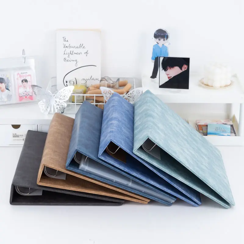 Denim Binder A4 Loose Leaf Photocard Collect Book D Ring 4hole Photo Card Holder Kpop Large Photo Album Korean 포카 바인더
Denim Binder A4 Loose Leaf Photocard Collect Book D Ring 4hole Photo Card Holder Kpop Large Photo Album Korean 포카 바인더
