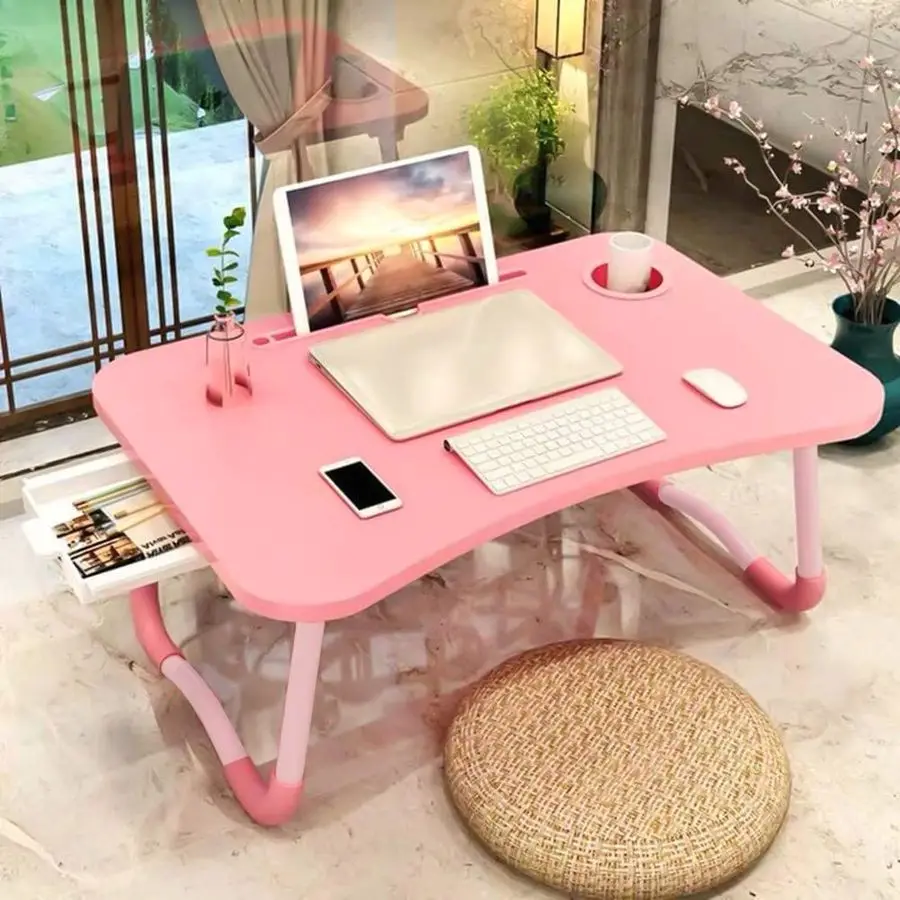Portable Foldable Bed Table 60x40x28cm Laptop Desk with Storage Drawer TV Tray for Breakfast Reading Working
Portable Foldable Bed Table 60x40x28cm Laptop Desk with Storage Drawer TV Tray for Breakfast Reading Working