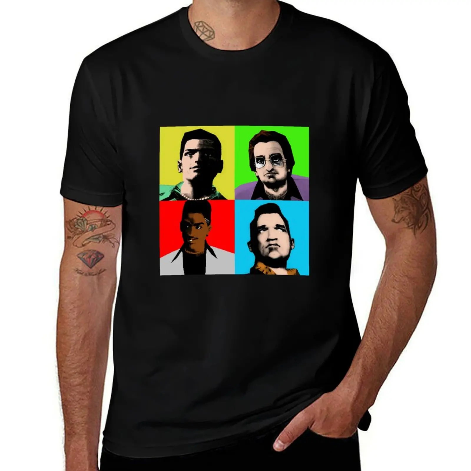 Vice City Pop-art T-Shirt t shirt for man 100 percent cotton man t shirt designer t shirts for man cotton T-shirt
Vice City Pop-art T-Shirt t shirt for man 100 percent cotton man t shirt designer t shirts for man cotton T-shirt