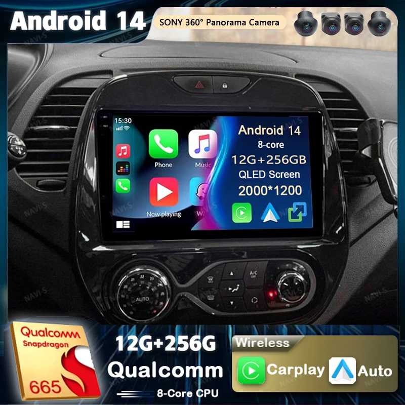 Android 14 For Renault Captur Kaptur 2016-2019 2K QLED Android Car Radio Multimedia Video Player GPS AI Voice CarPlay 4G Stereo
Android 14 For Renault Captur Kaptur 2016-2019 2K QLED Android Car Radio Multimedia Video Player GPS AI Voice CarPlay 4G Stereo