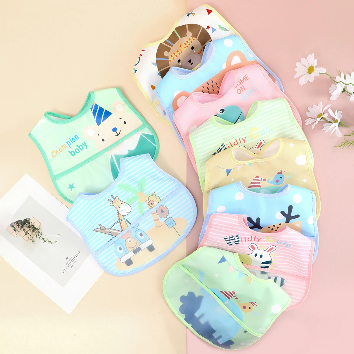 Baby eating overalls children's waterproof and dirty anti-dressing summer sleeveless apron baby bib drool towel
Baby eating overalls children's waterproof and dirty anti-dressing summer sleeveless apron baby bib drool towel