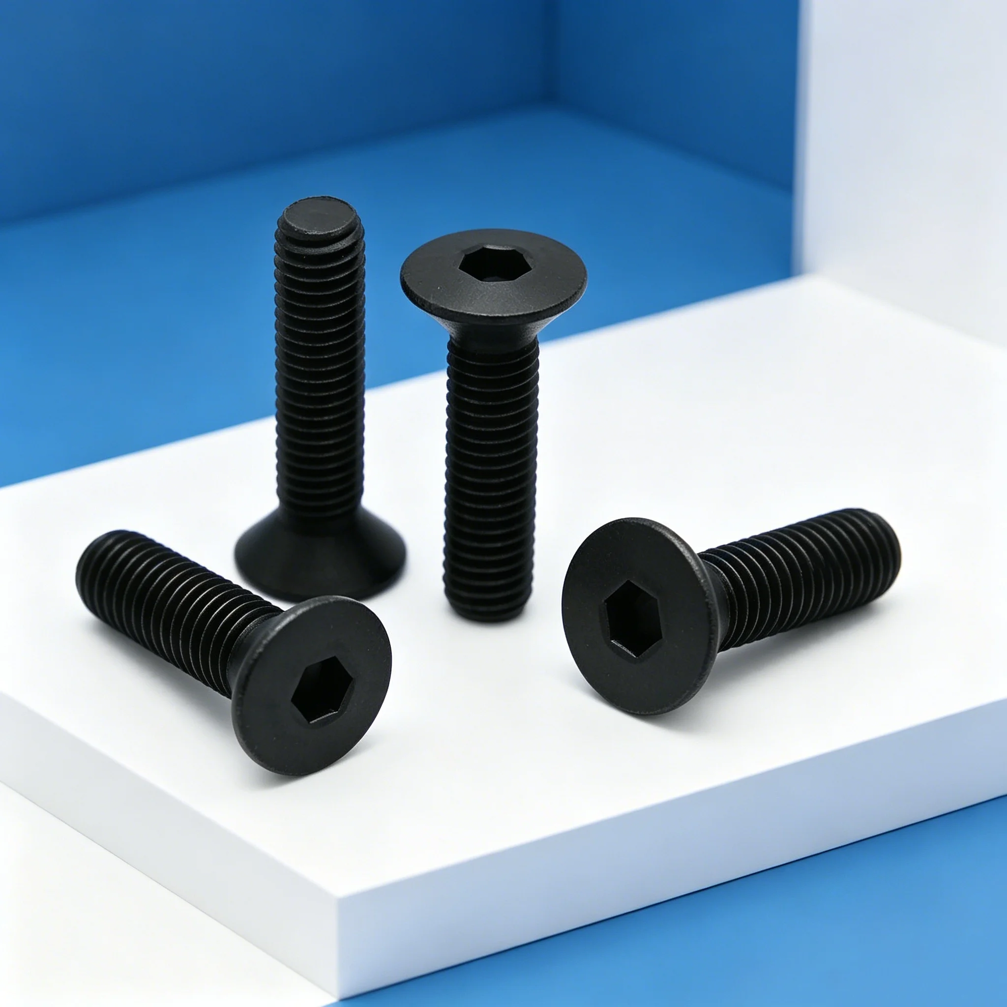 High Tensile 10.9 Steel DIN7991 Hex Socket Countersunk Head Machine Screws M2 M2.5 M3 M4 Flat Cup Bolts for Machinery 500PCS
High Tensile 10.9 Steel DIN7991 Hex Socket Countersunk Head Machine Screws M2 M2.5 M3 M4 Flat Cup Bolts for Machinery 500PCS