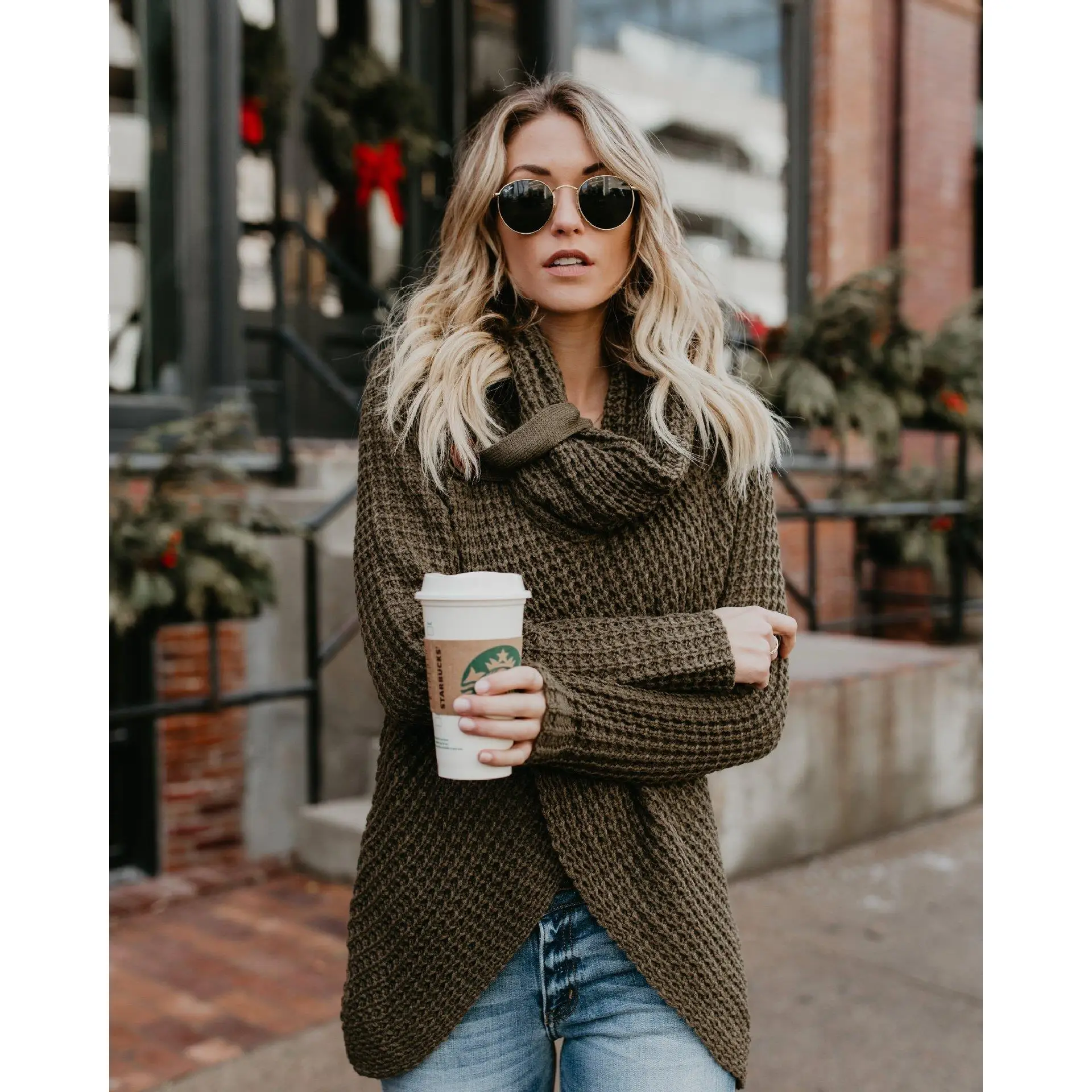 Women's Knitted High Ne Cardigan Sweater Medium Thin Regular Sve European Sle Faion Pure Color Casual Wear
Women's Knitted High Ne Cardigan Sweater Medium Thin Regular Sve European Sle Faion Pure Color Casual Wear