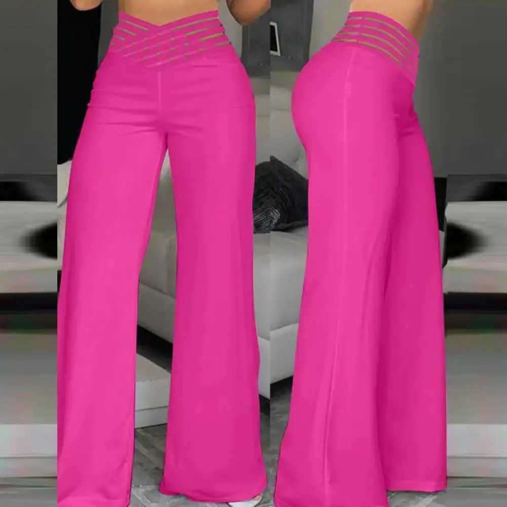 Women Flared Pants Hollow Wide Waistband Solid Color High Waist Wide Leg Straight Leg Trousers Yoga Sport Gym Pants
Women Flared Pants Hollow Wide Waistband Solid Color High Waist Wide Leg Straight Leg Trousers Yoga Sport Gym Pants