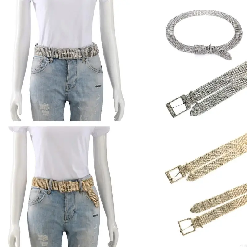 N5KB Glistening Waist Belt Chain Idol Costume Blingbling Rhinestones Skinny for Jeans
N5KB Glistening Waist Belt Chain Idol Costume Blingbling Rhinestones Skinny for Jeans