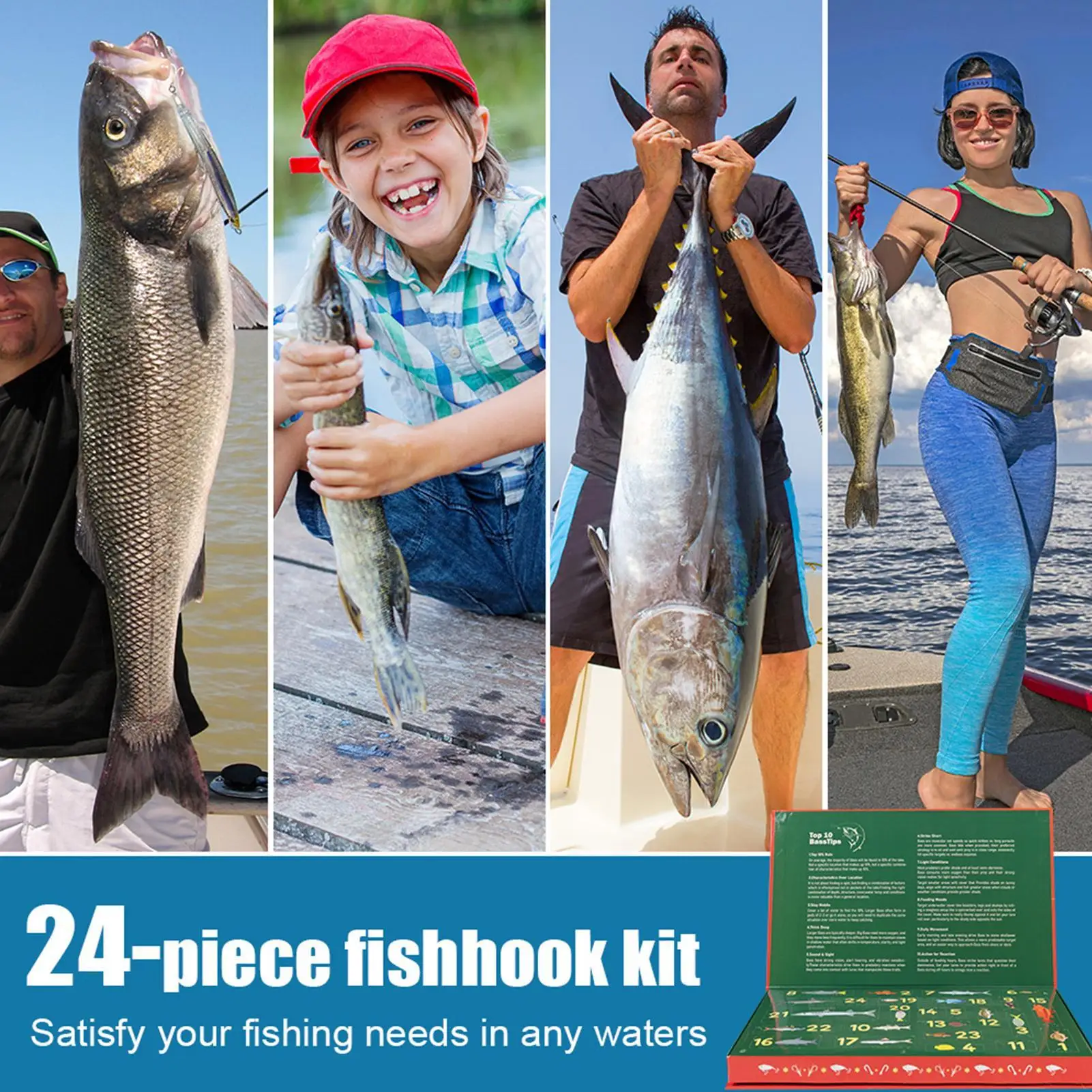 Fishing Lure Countdown Calendar Fishing Bait Kit Realistic Christmas Sequin Swimbaits For Pike Walleye Catfish Carp Angler
Fishing Lure Countdown Calendar Fishing Bait Kit Realistic Christmas Sequin Swimbaits For Pike Walleye Catfish Carp Angler