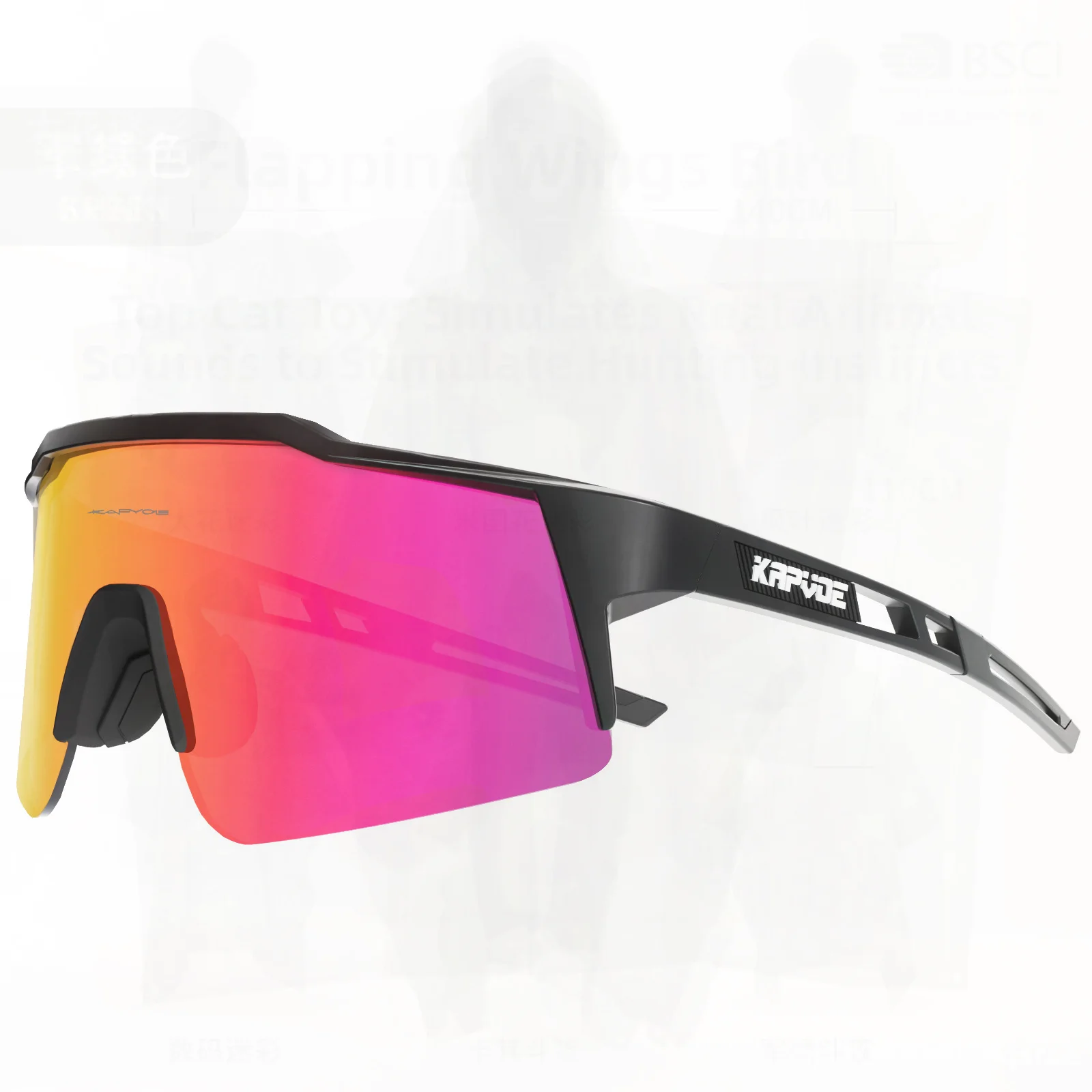 Kapvoe Radar Fully Plated HD Cycling Sunglasses Unisex Polarized Sports Personality Eye Protection Adjustable Nose Pads Half
Kapvoe Radar Fully Plated HD Cycling Sunglasses Unisex Polarized Sports Personality Eye Protection Adjustable Nose Pads Half