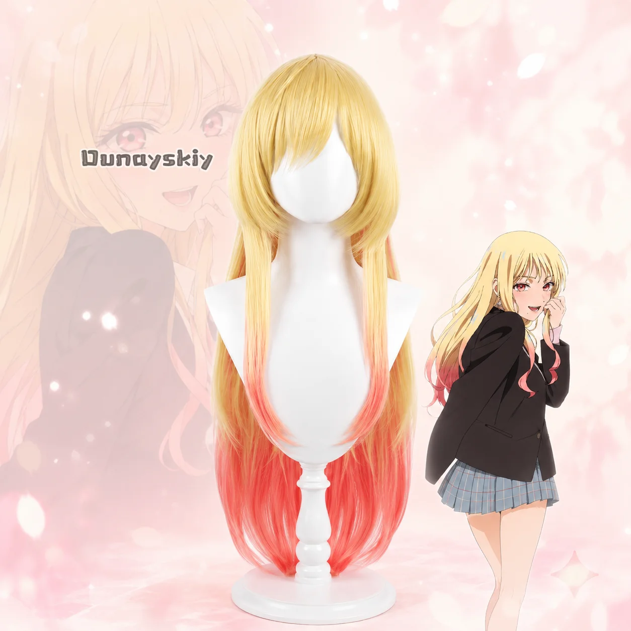 KS*2Mei Kinosaki Long Golden Straight Hair Wigs Pink Gradient Jirai Kei Hime Cut Synthetic Hair Cos Anime Marriage Toxin Cosplay
KS*2Mei Kinosaki Long Golden Straight Hair Wigs Pink Gradient Jirai Kei Hime Cut Synthetic Hair Cos Anime Marriage Toxin Cosplay