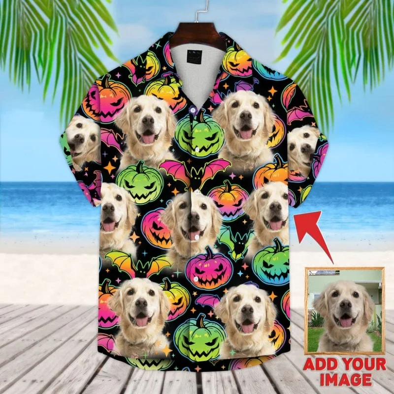 Customized Dog Graphic Hawaiian Shirt For Men Fun Animal 3D Printed Short Sleeve Summer Loose Street Aloha Shirts Lapel Blouses
Customized Dog Graphic Hawaiian Shirt For Men Fun Animal 3D Printed Short Sleeve Summer Loose Street Aloha Shirts Lapel Blouses