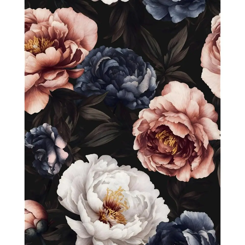 Dark Wallpaper Rose Peel and Stick 17.4\ x 118\ Black Red Contact Paper Vintage Watercolor Self Adhesive Covering for Bedroom
Dark Wallpaper Rose Peel and Stick 17.4\ x 118\ Black Red Contact Paper Vintage Watercolor Self Adhesive Covering for Bedroom
