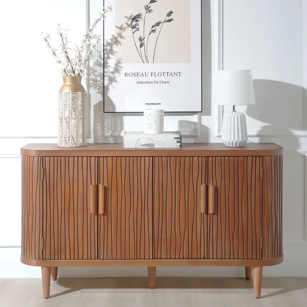 Accent Storage Cabinet, Modern Accent Buffet Cabinet with Adjustable Shelves, Freestanding Sideboard with Four Doors,
Accent Storage Cabinet, Modern Accent Buffet Cabinet with Adjustable Shelves, Freestanding Sideboard with Four Doors,