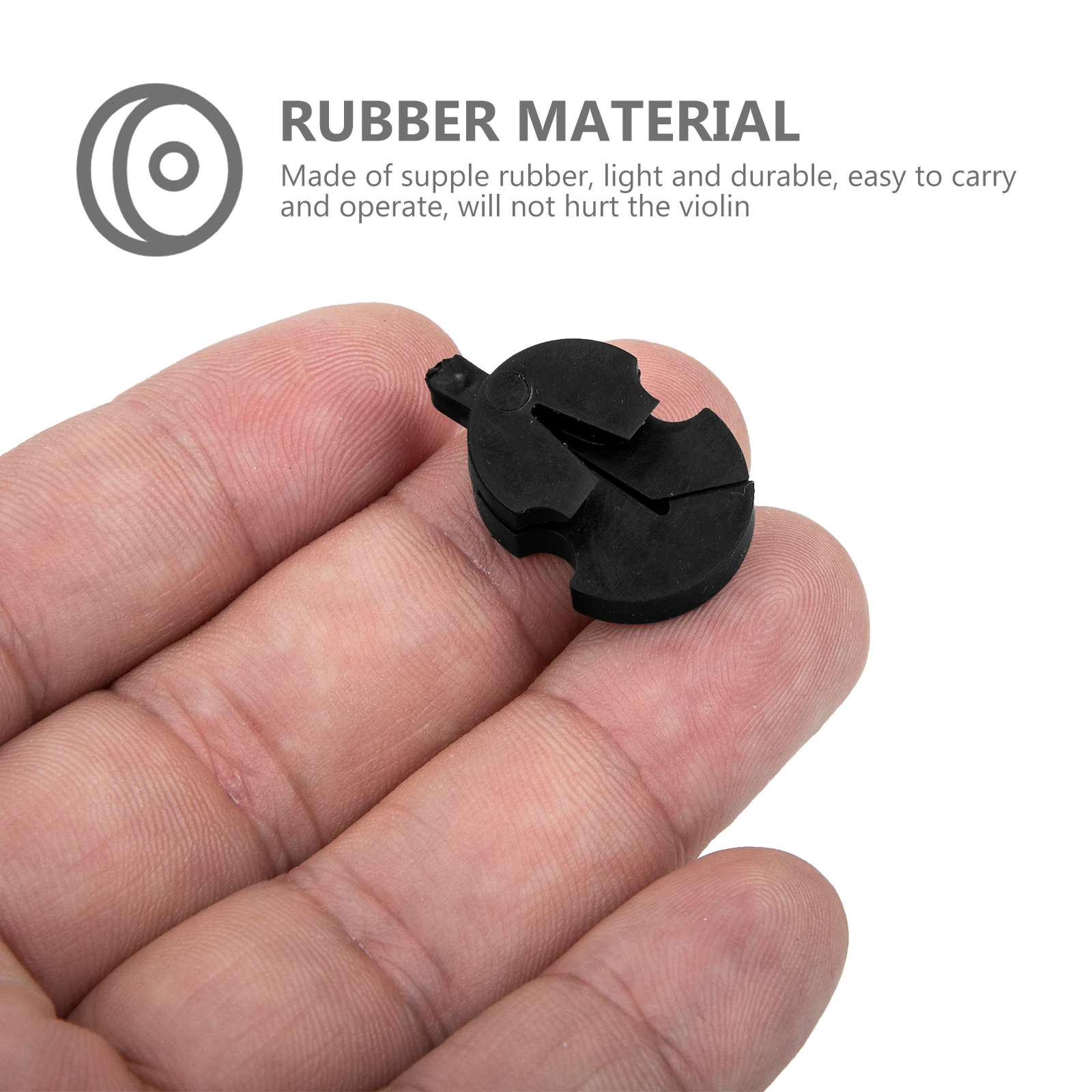 8pcs Violin Rubber Sound Reducer for Beginners Practice Accessories Black Durable Fiddle Practice Mute Flexible
8pcs Violin Rubber Sound Reducer for Beginners Practice Accessories Black Durable Fiddle Practice Mute Flexible