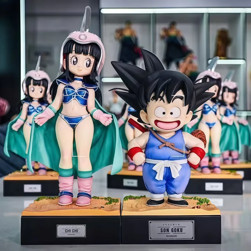 17*9cm Dragon Ball figurine cute cartoon anime childhood Goku Krillin Chichi model desktop ornament children collecting toy gift
17*9cm Dragon Ball figurine cute cartoon anime childhood Goku Krillin Chichi model desktop ornament children collecting toy gift