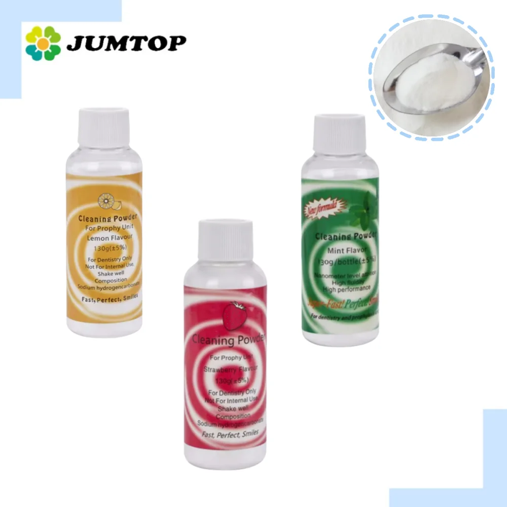 3 Flavors 130G Teeth Whitening Powder - Prophy Plaque & Stain Removal, Dental Cleaning & Polishing, Oral Care Essence 
3 Flavors 130G Teeth Whitening Powder - Prophy Plaque & Stain Removal, Dental Cleaning & Polishing, Oral Care Essence