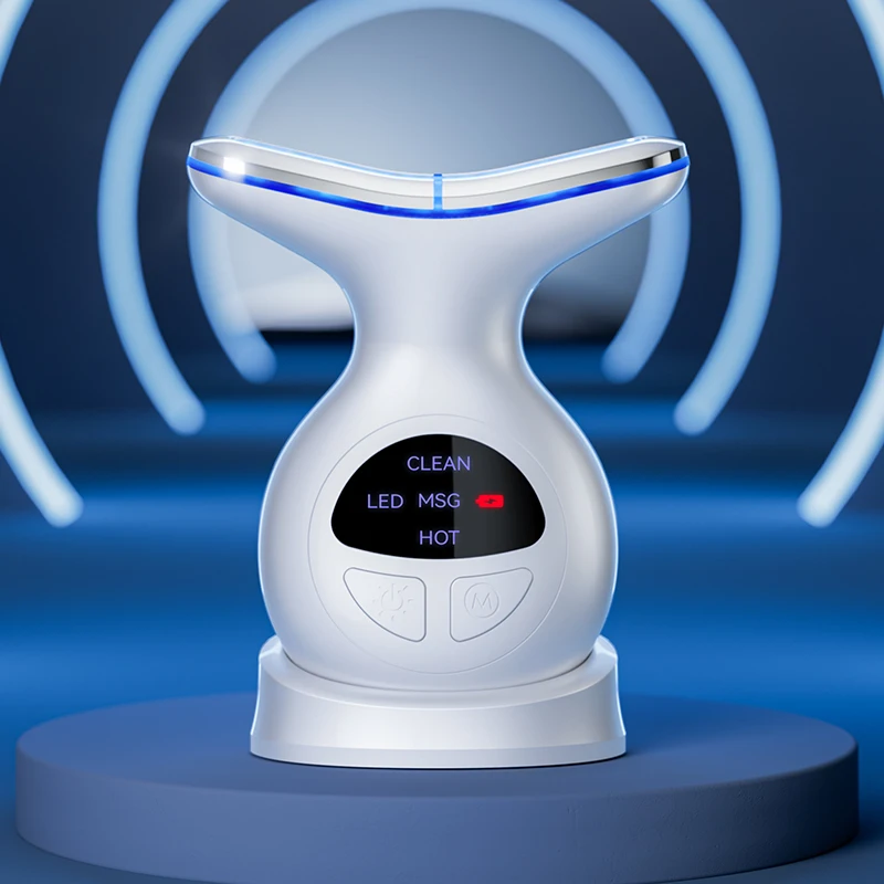 Hot New Products Face and Neck Lifting Massager 7 Color Light Vibration and Thermal Skin Rejuvenation Home Beauty Device
Hot New Products Face and Neck Lifting Massager 7 Color Light Vibration and Thermal Skin Rejuvenation Home Beauty Device