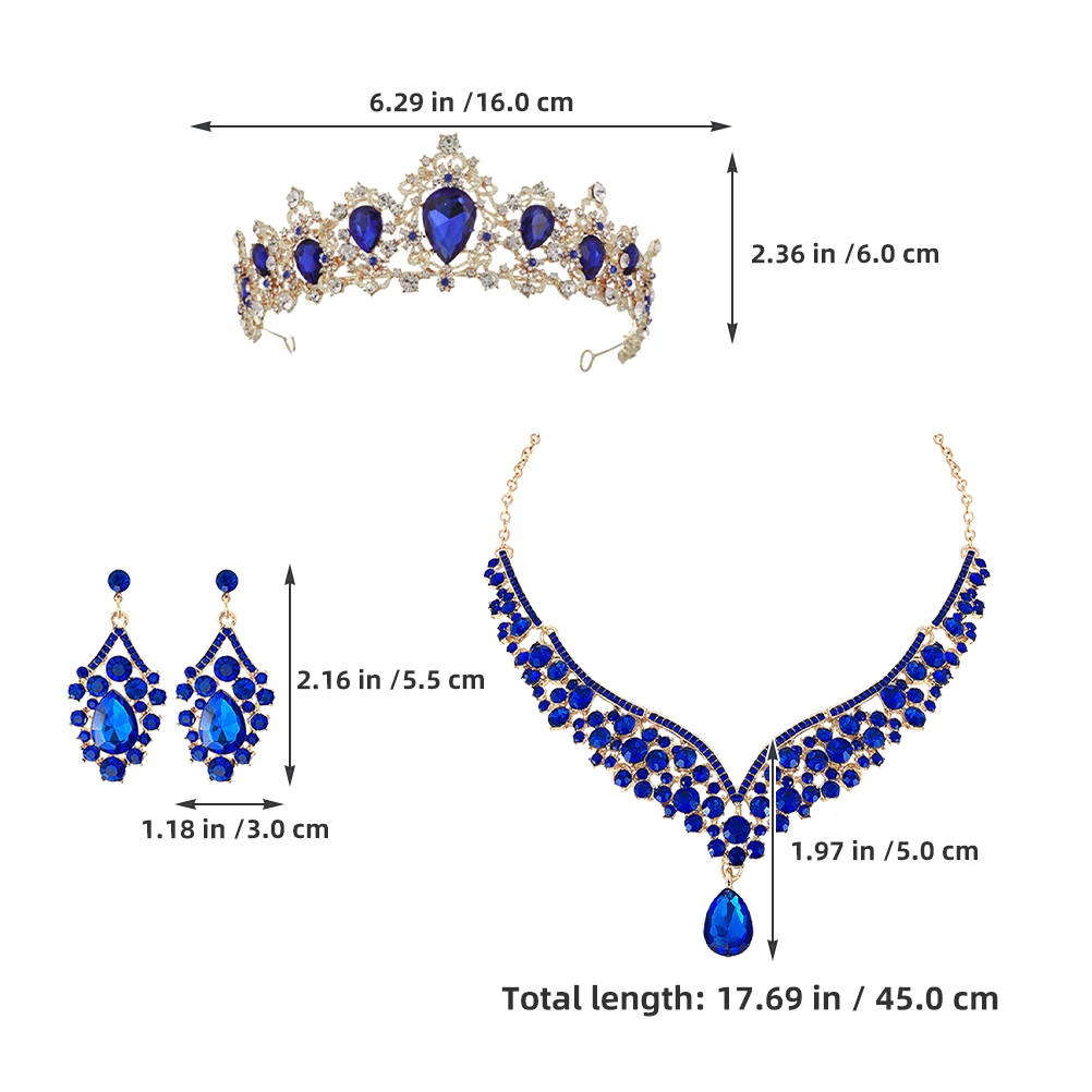 Crown Headband Earring Set Rhinestone Jewelry Rhinestone Set Jewelry For Girls for Wedding Party Banquet Matching Dresses
Crown Headband Earring Set Rhinestone Jewelry Rhinestone Set Jewelry For Girls for Wedding Party Banquet Matching Dresses