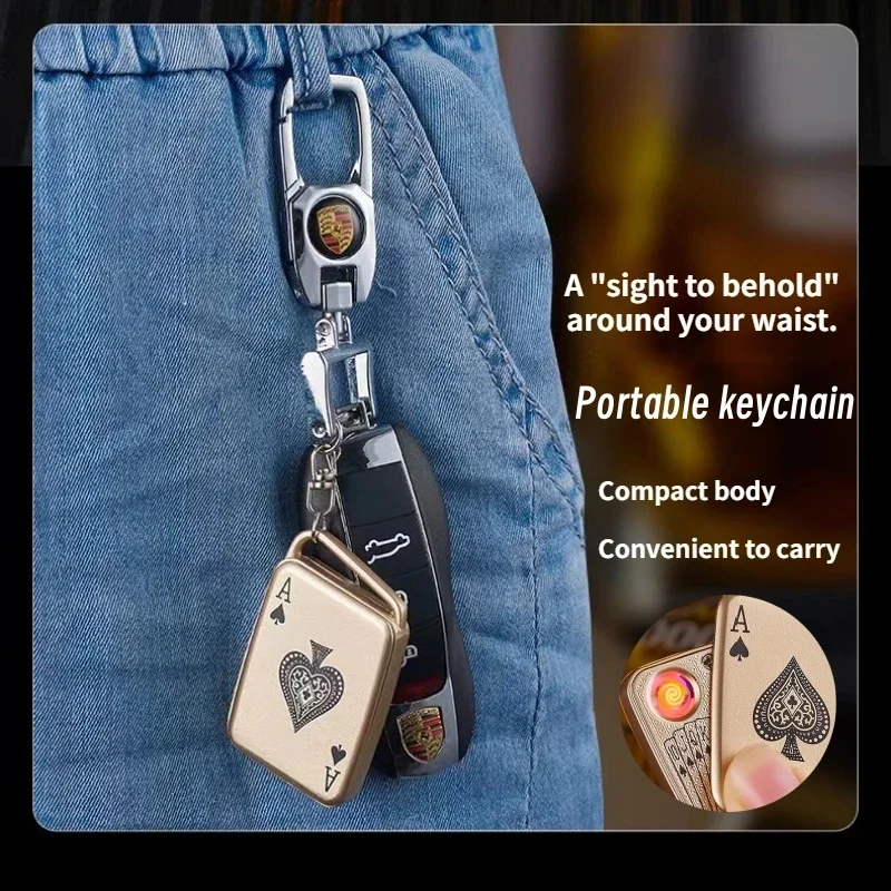 Metal Windproof Silent Tungsten Wire Cigarette Lighter USB Charging Personalized Mahjong Poker Pendant Cigarette Accessories
Metal Windproof Silent Tungsten Wire Cigarette Lighter USB Charging Personalized Mahjong Poker Pendant Cigarette Accessories
