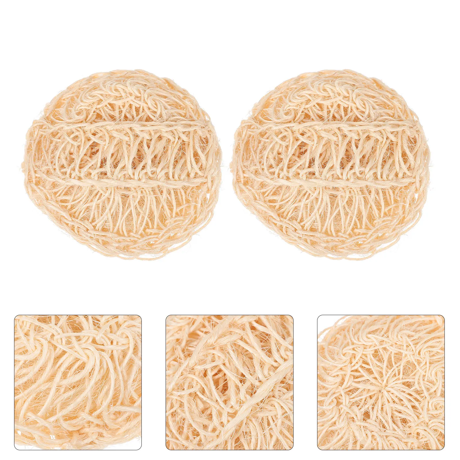 2Pcs Sisal Bath Brush Body Scrubber Exfoliating Wipes Sponge Balls Bath Accessories Premium Material Handmade Durable Cleaning
2Pcs Sisal Bath Brush Body Scrubber Exfoliating Wipes Sponge Balls Bath Accessories Premium Material Handmade Durable Cleaning