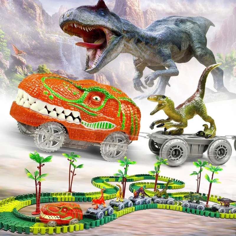 Dinosaur Toys for Kids Mist-spouting Volcano And Climbing Track Train Kit Toys Halloween ChristmasGift
Dinosaur Toys for Kids Mist-spouting Volcano And Climbing Track Train Kit Toys Halloween ChristmasGift