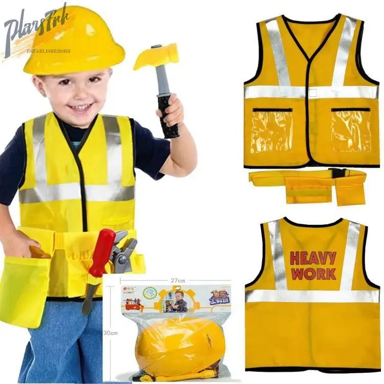 Children's Costume Set 15 Pieces Little Engineer Repairman Construction Worker Work Uniform Vest Halloween Costume
Children's Costume Set 15 Pieces Little Engineer Repairman Construction Worker Work Uniform Vest Halloween Costume