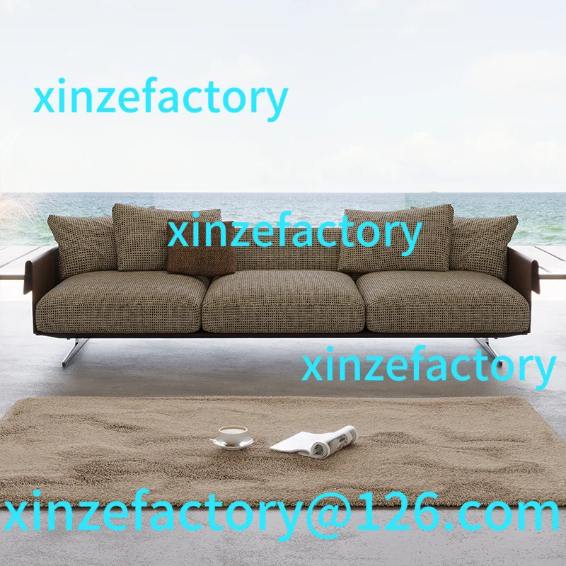 Customizable Italian simple cotton and linen fabric small apartment cloth sofa
Customizable Italian simple cotton and linen fabric small apartment cloth sofa