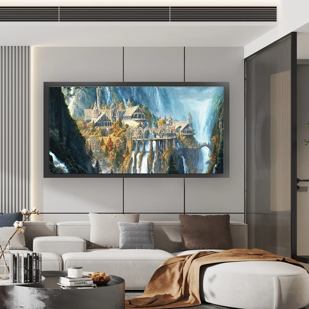 Castle Printed Cross Stitch Kit 80x40cm DIY 18CT Thread Art Needlework Decor
Castle Printed Cross Stitch Kit 80x40cm DIY 18CT Thread Art Needlework Decor