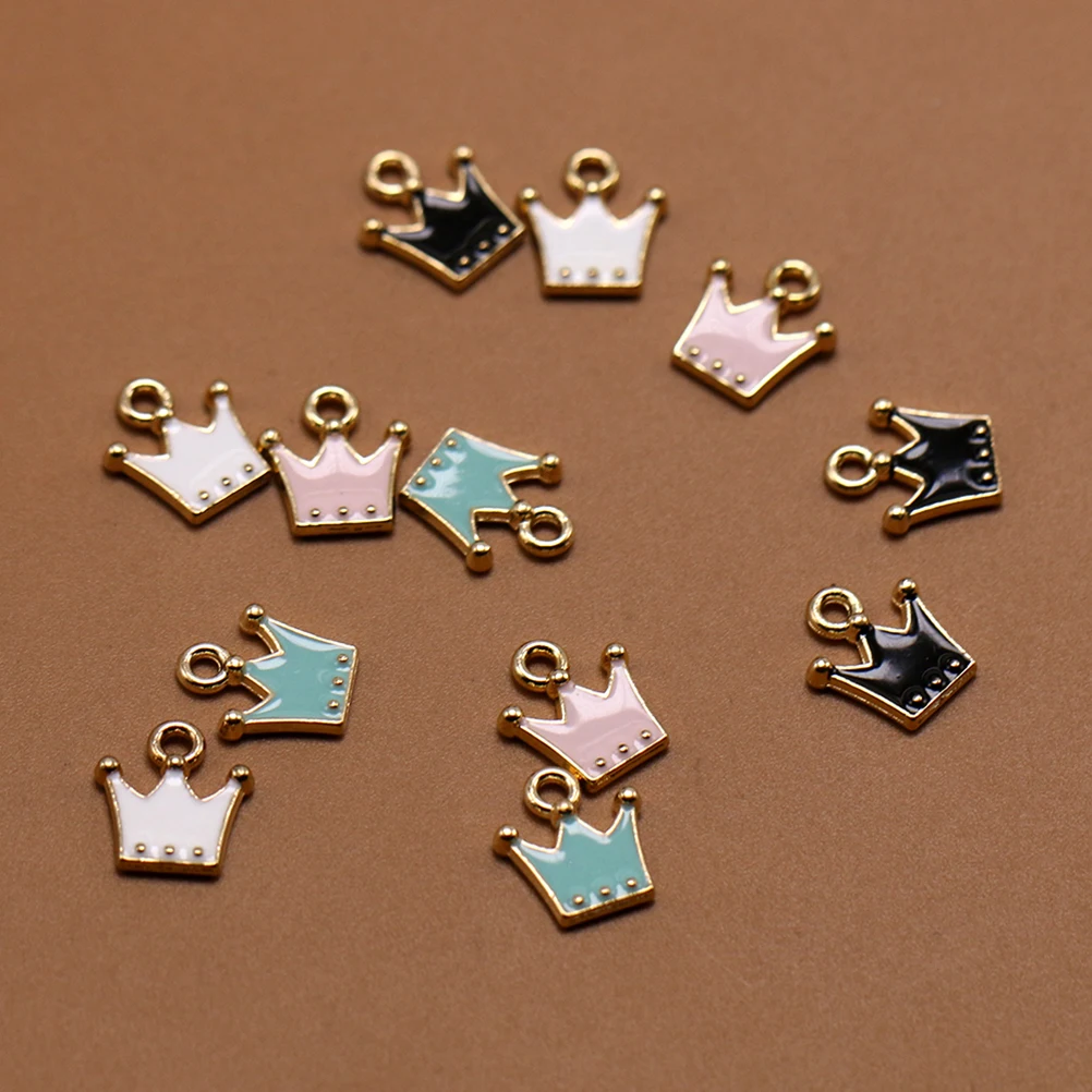 20 PCS Crown Earrings Accessory Fairy Charm Pendant Outstanding Jewelry Charms for Making Mini Dangle Shape
20 PCS Crown Earrings Accessory Fairy Charm Pendant Outstanding Jewelry Charms for Making Mini Dangle Shape