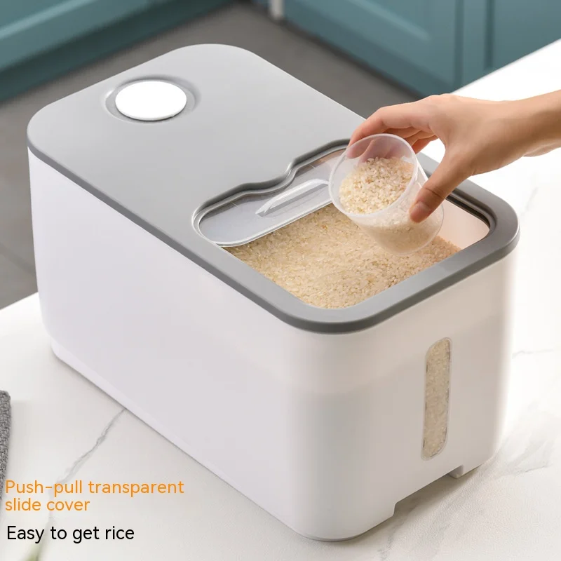 Transparent Rice Barrel Storage Box, Insect-Proof Tide, Sealed Grain Storage Barrel, Household Kitchen, 20 kg
Transparent Rice Barrel Storage Box, Insect-Proof Tide, Sealed Grain Storage Barrel, Household Kitchen, 20 kg