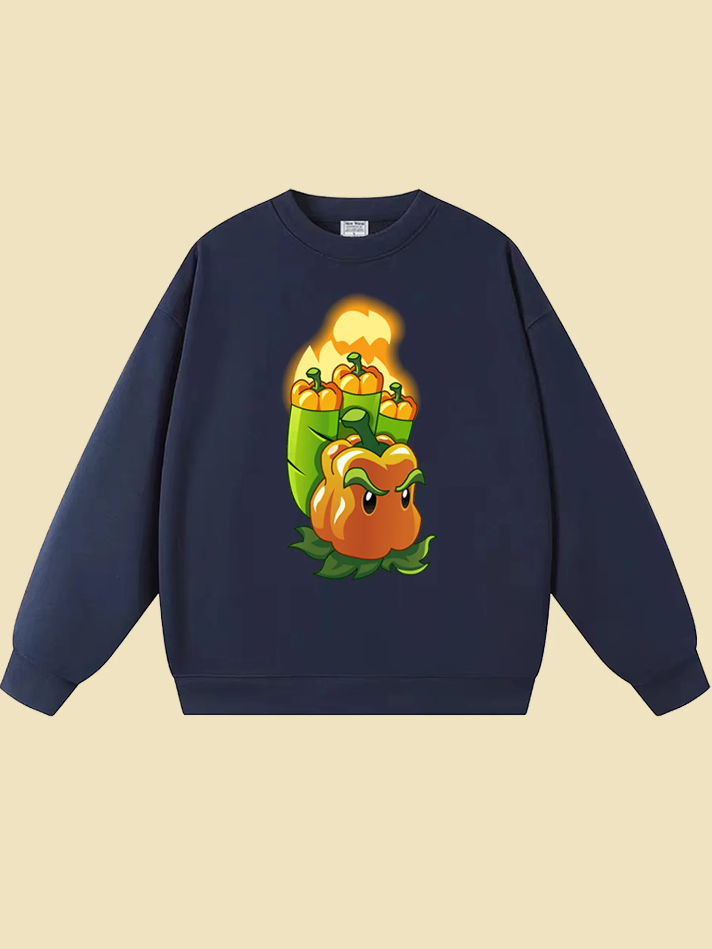 Casual round Neck Hoodie Men's Plant Zombie Print Comfortable Cotton Long Sleeve Sweatshirt Unisex Autumn Winter Wear
Casual round Neck Hoodie Men's Plant Zombie Print Comfortable Cotton Long Sleeve Sweatshirt Unisex Autumn Winter Wear