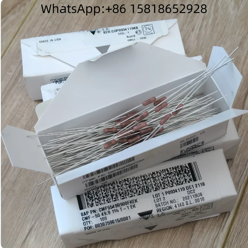 10pcs VISHAY-DALE 1/4W 0.25W 49.9R 49R9 resistor, full copper CMF5549R900FKEK
10pcs VISHAY-DALE 1/4W 0.25W 49.9R 49R9 resistor, full copper CMF5549R900FKEK