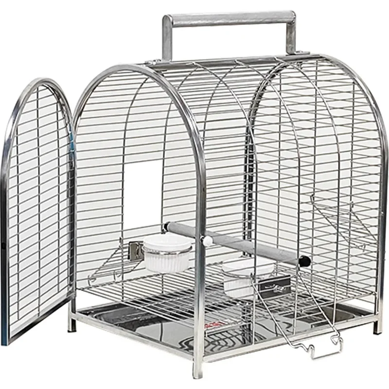 Parrot Out Cage 304 Stainless Steel Small Dayang Special Cage Large Gray Parrot Portable Takeout
Parrot Out Cage 304 Stainless Steel Small Dayang Special Cage Large Gray Parrot Portable Takeout