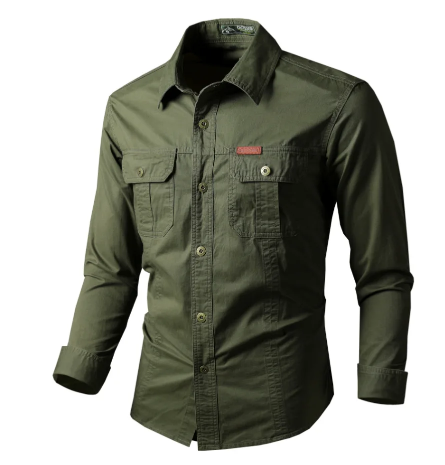Spring Autumn Men's Long Sleeve Shirt Work Clothes Dad's Cargo Shirt Middle Youth Outdoor Leisure Large Size T Shirt for Men Top
Spring Autumn Men's Long Sleeve Shirt Work Clothes Dad's Cargo Shirt Middle Youth Outdoor Leisure Large Size T Shirt for Men Top