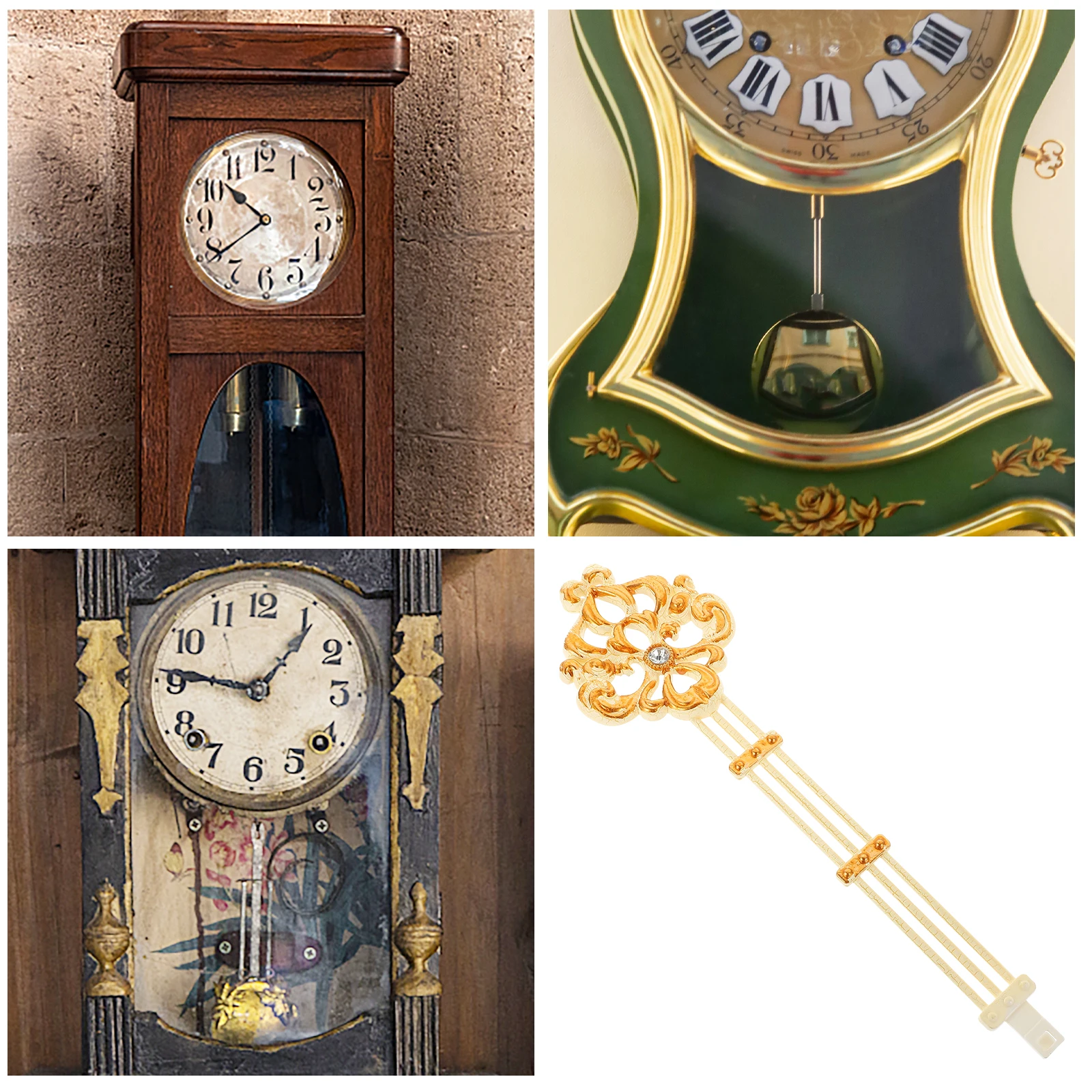 Clock Accessories Metal Pendulum Replacement Wall Clock Supplies Simple and Fashionable Design Metal Pendulum Replacement
Clock Accessories Metal Pendulum Replacement Wall Clock Supplies Simple and Fashionable Design Metal Pendulum Replacement