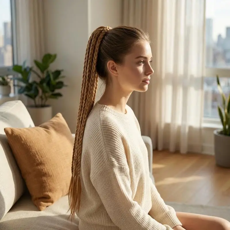 1Pairs Synthetic Wig Braids With Clip Boxing Braid Dreadlocks Clip In Hair Extension Dirty Braids Boxer Braid Hair Pieces
1Pairs Synthetic Wig Braids With Clip Boxing Braid Dreadlocks Clip In Hair Extension Dirty Braids Boxer Braid Hair Pieces