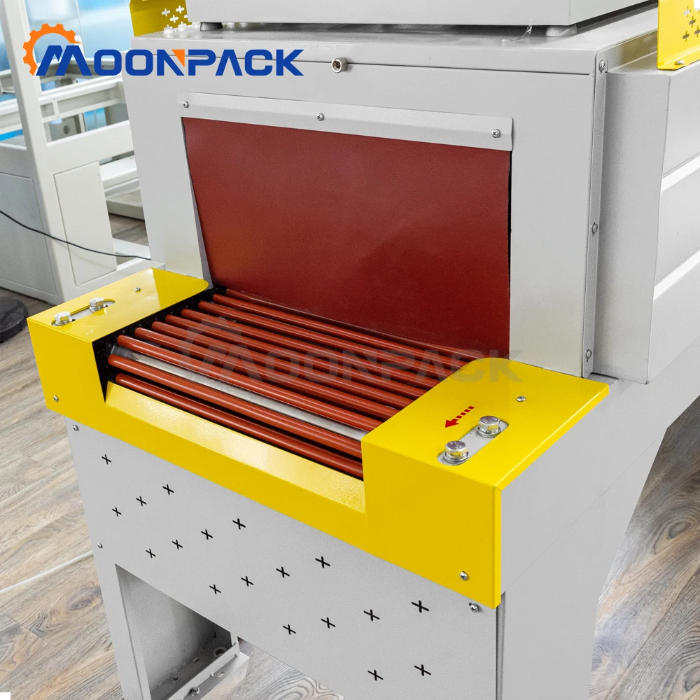 Moonpack 4522 Inner Circulation Tunnel Automatic Heat Small Bottle Carton Box Shrink Bundle Books Eggs Wrapping Packing Machine
Moonpack 4522 Inner Circulation Tunnel Automatic Heat Small Bottle Carton Box Shrink Bundle Books Eggs Wrapping Packing Machine