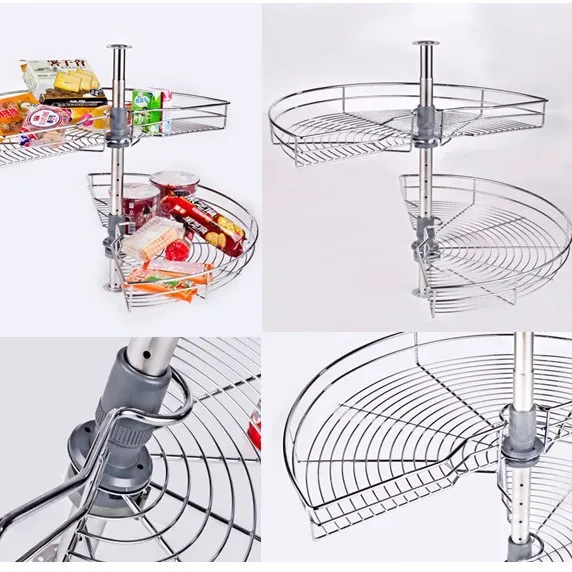 180-degree cabinet corner turntable basket, corner turntable basket, double-layer corner storage basket
180-degree cabinet corner turntable basket, corner turntable basket, double-layer corner storage basket