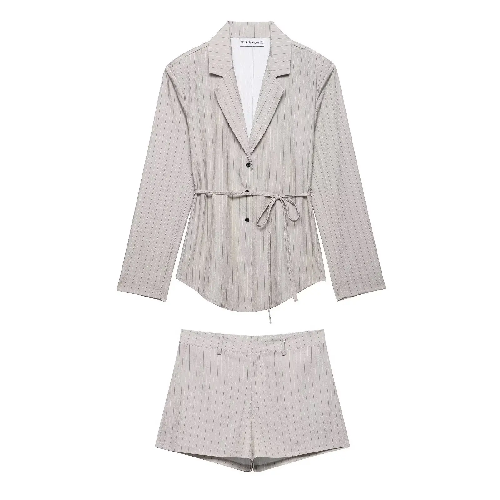 Y2K Thin Striped PrintedWomen Sets Casual Office Lady Chic Women Suit Single Breasted Blazer Coat Shorts New Fashion Summer Sets
Y2K Thin Striped PrintedWomen Sets Casual Office Lady Chic Women Suit Single Breasted Blazer Coat Shorts New Fashion Summer Sets