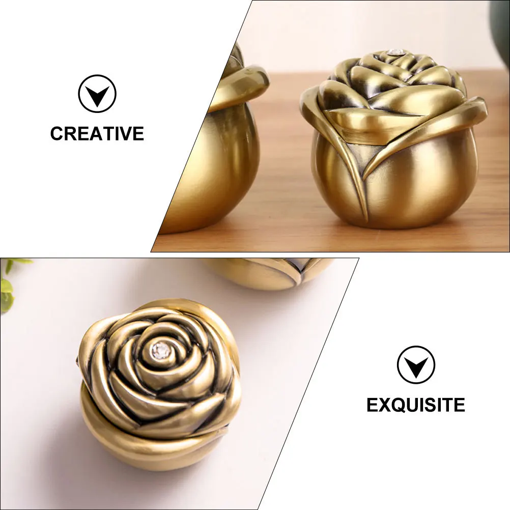 Metal Ring Box Exquisite Case Jewelry Holder Decorative Household Jewellery for The
Metal Ring Box Exquisite Case Jewelry Holder Decorative Household Jewellery for The