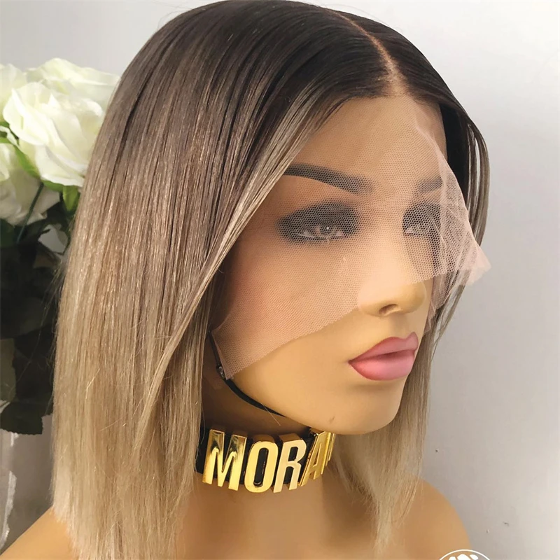 Human Hair Blend Synthetic Wig Ombre Blonde Brown Wigs Synthetic Lace Front Wigs Glueless Cosplay Daily Wig High Heat Resistant
Human Hair Blend Synthetic Wig Ombre Blonde Brown Wigs Synthetic Lace Front Wigs Glueless Cosplay Daily Wig High Heat Resistant