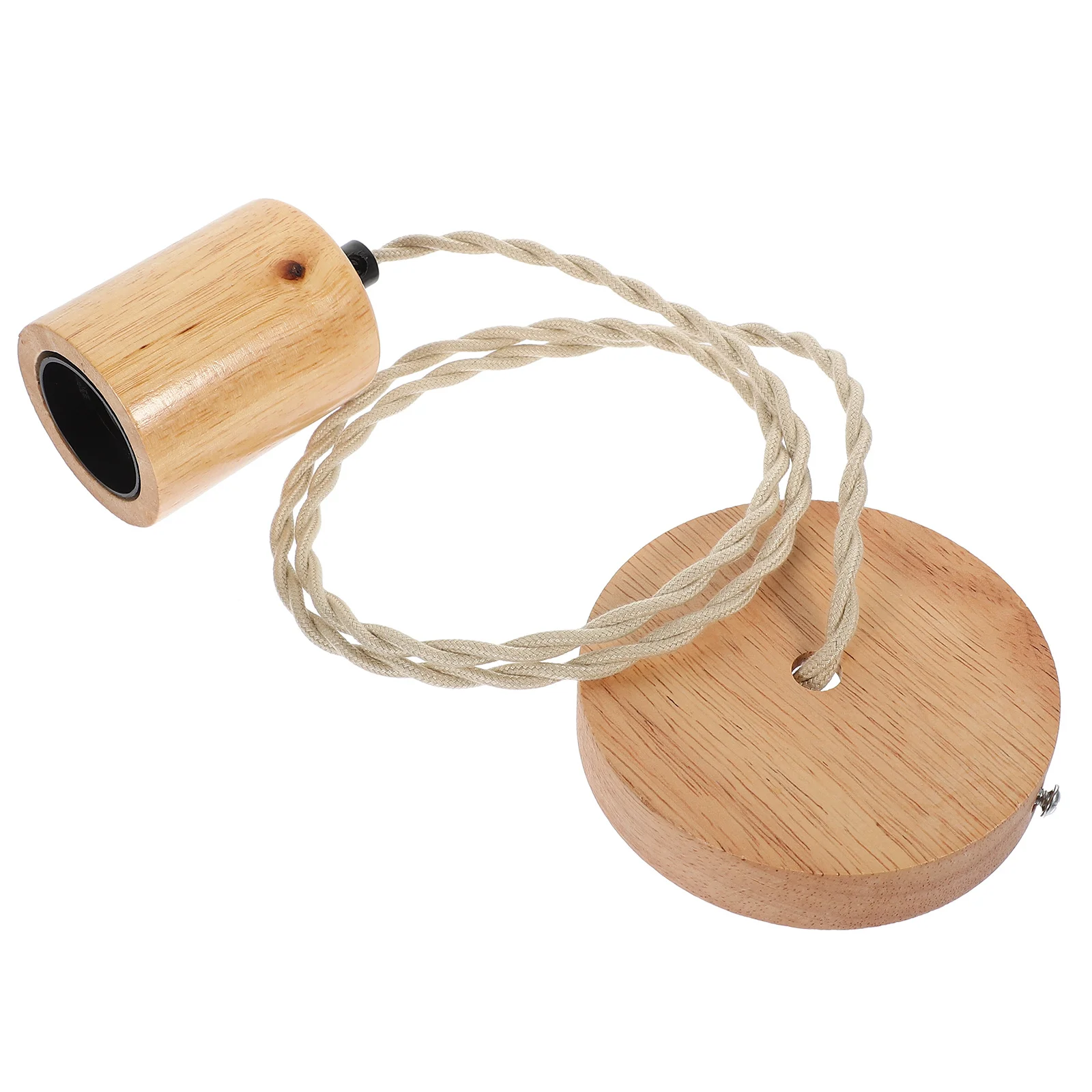 Wooden Pendant Lamp Socket E27 Light Bulb Holder Ceiling Pendant Light Fitting for Home Restaurant Industrial DIY Lamps
Wooden Pendant Lamp Socket E27 Light Bulb Holder Ceiling Pendant Light Fitting for Home Restaurant Industrial DIY Lamps